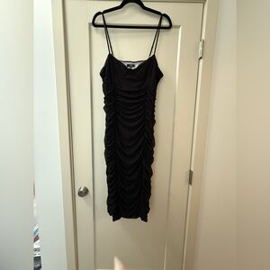 AFRM Black Mesh Dress